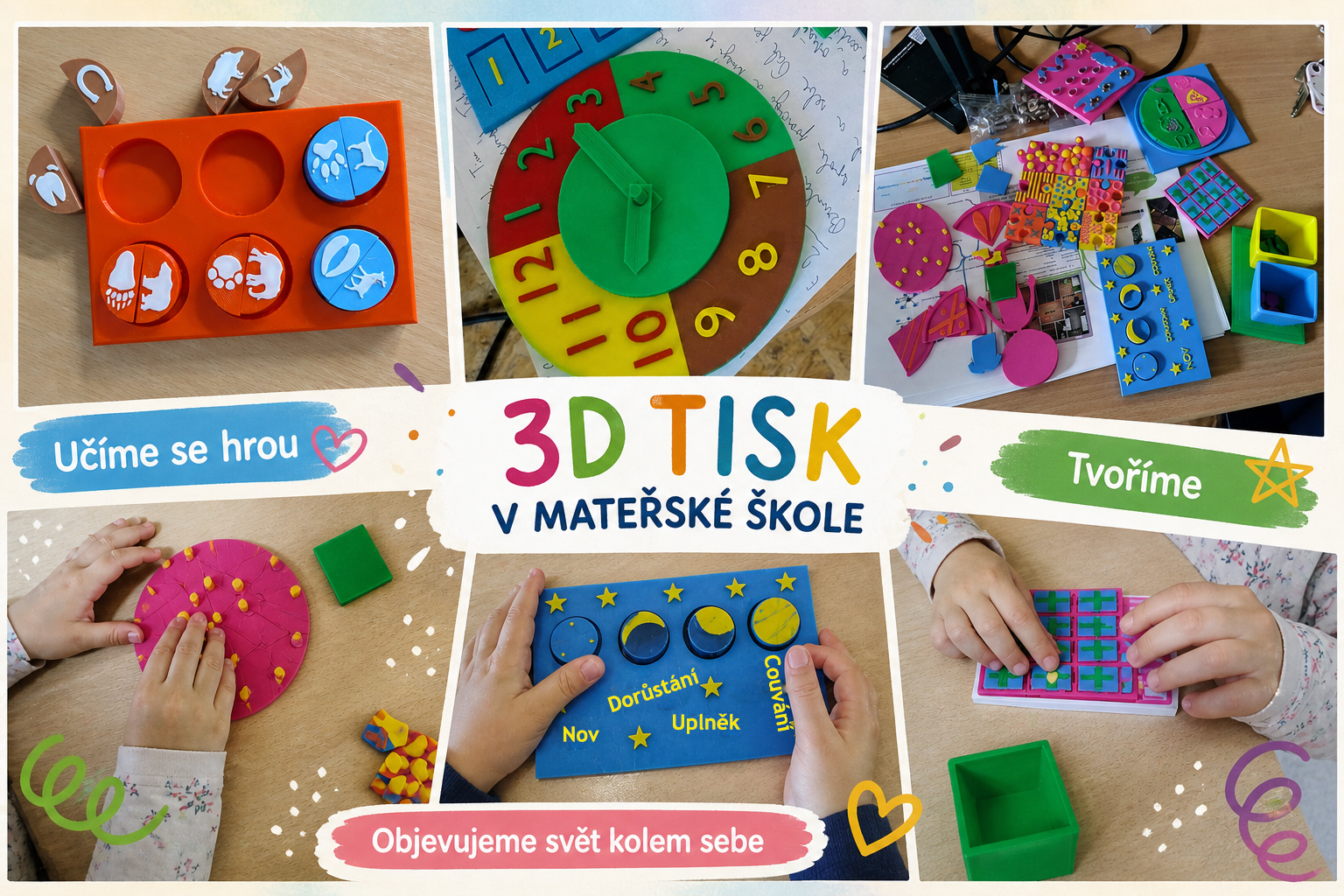 3D tisk MŠ koláž